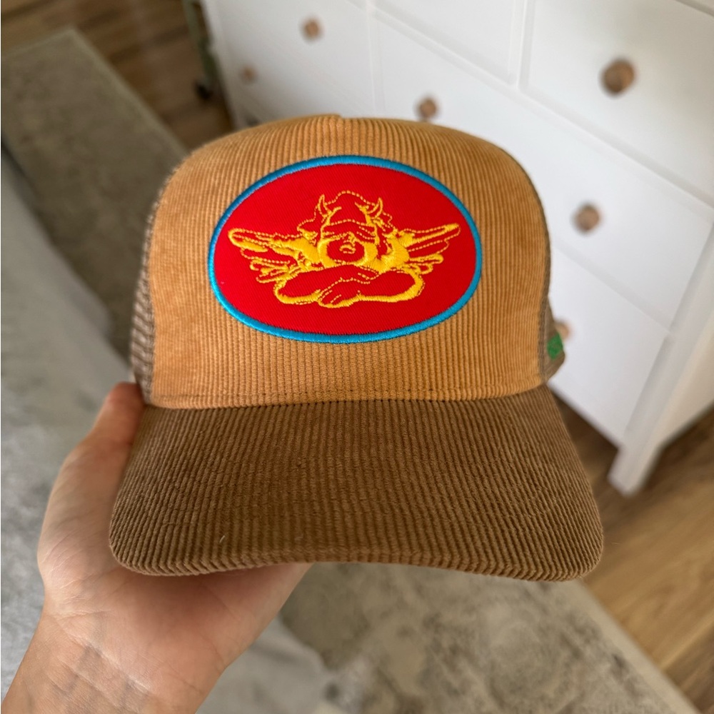 Boys Lie Tan Trucker Hat